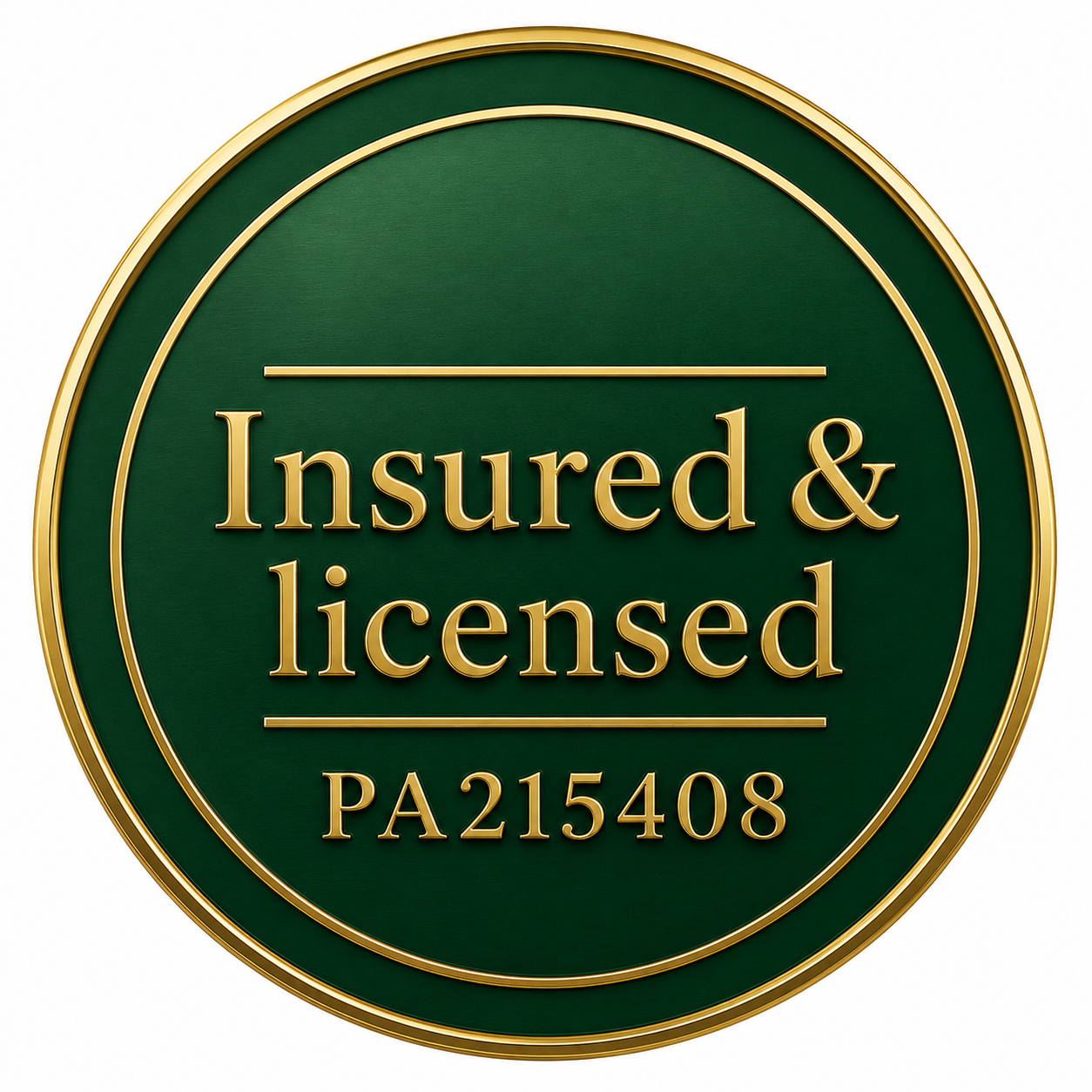 Licensed & Insured Badge